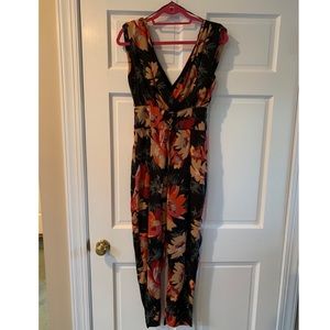 Zara floral jumpsuit